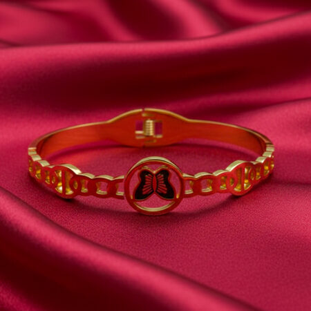 Golden Butterfly Link Bracelet