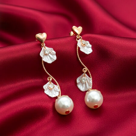Elegant Pearl Petal Drops