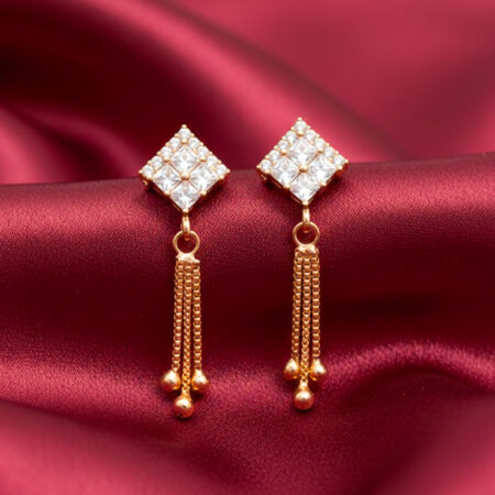 Golden Tassel Diamond Drops