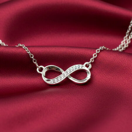 Infinite Love Silver Necklace